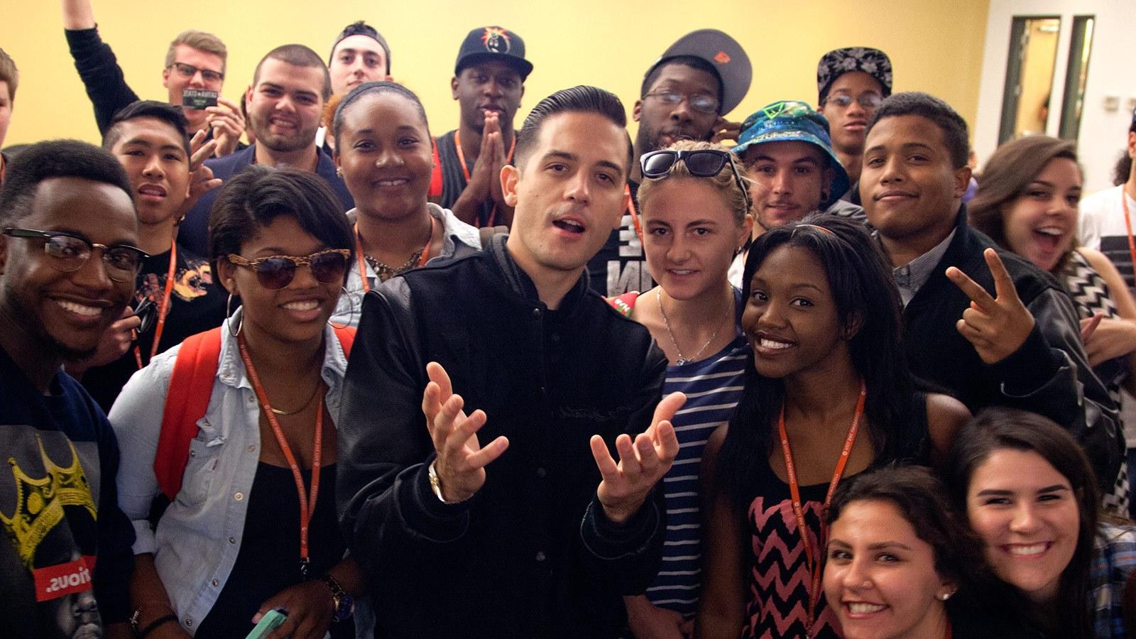 Rapper/Producer G-Eazy Inspires Students During Campus Visit - Hero image 